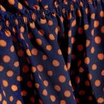 NEW SALONI Grace Ruffled Midi Dress in Saffron Polka Photo 7