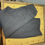 Micas  Black Wide Leg Jeans Distressed Ripped Knee High Waisted Baggy Grunge Y2K Photo 9