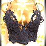 Free People  Adela bralette in navy size S Photo 6