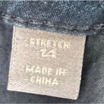 J.Jill Black Slim Ankle Length Straight Leg Jeans Size 14 Photo 2