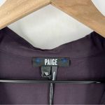 Paige Calissa Lightweight Long Bell Sleeve Tie Neck Keyhole Top Black Cherry Photo 2