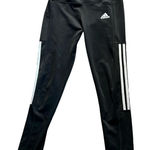 Adidas  High Rise 3-Stripe Aeroready‎ Leggings Black Medium Running Gym EUC Photo 0