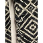 Coldwater Creek Cardigan Sweater Women XL/16 Diamond Black White Wool Blend Photo 6