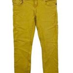 Free People  low rise mustard skinny stretch jeans size 26 Photo 0