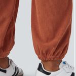 Halara Rust Orange Pocket Corduroy Casual Cargo Joggers Size Large NEW WITH TAGS Photo 3