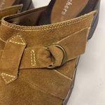 Skechers Women's Wooden Clog Platform Brown Suede Leather Slip On US 8 Photo 6