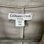 Coldwater Creek Tan fitted blazer, stretchy, perfect for the office, or a night out with jeans! Photo 2