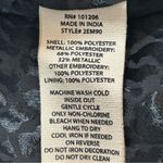 Soft Surroundings  Threads of Life Black Bolero Jacket Beaded Quilted Velvet Photo 10