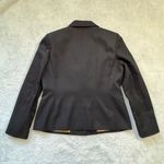 Le Suit  Blazer Womens 10 Black Button Up Front Office Career Jacket Vintage Photo 4