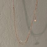 LC Lauren Conrad Rose Gold Lauren LC Conrad Necklace Photo 1