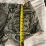 Free People Gray Golden Hippie Embellished Shorts No Size Listed Photo 5