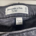Abercrombie & Fitch ABERCROMBIE FITCH Jeans Women’s 14 Curve Love 90’s Baggy Button Fly LowRise Dark Photo 5