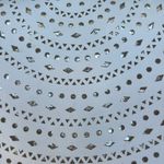 Francesca's Francesca’s Collection Gold And White Chain Satchel Photo 1