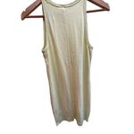 Old Navy Chartreuse Color Fitted Rib-Knit Tank Mini Dress Size Large Photo 5