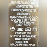 Shinestar  Shiny Black Ankle Leggings Women's Sz XS Photo 8