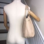 Salvatore Ferragamo Gancini Embroidered Leather Betulla Side Pocket Shoulder Bag Photo 4