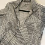 Brooks  Women's Athletic Top Long Sleeve Size Small Gray And Black 1/4 Zip Geo Photo 8