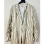 Free People  Fern Blazer in Dusty Beige Size Medium Photo 4