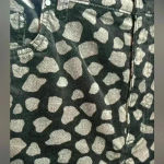 Ann Taylor  Women's Five Pocket Kick Crop Pants‎ Black Print Design Size 2 Photo 1