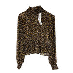 Mink Pink Mira Shirred Top Medium NWT Photo 1