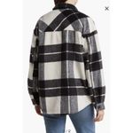 Thread and Supply Plaid Button Down Long Sleeve Shirt Jacket Black Women's Med Photo 1