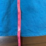 J.Jill Petite Linen Skirt Elastic Waist Pockets Teal Blue Women's Medium M Blue Size undefined Photo 9