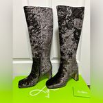 Sam Edelman  Crushed Velvet Over the Knee Boots - Black Photo 4