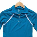 Nike Element Turquoise Quarter Zip Dri-FIt Jacket Photo 2