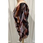 City Chic  Mesh Miranda Print Top Abstract Boho Chic Sexy Girls Night Out Photo 5