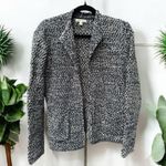 Orvis  Navy and White Open Cardigan Medium Photo 0