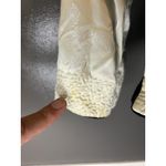 Reversible Satin Brocade Jacket Womens Small Black Ivory Mandarin Collar Frog Photo 11