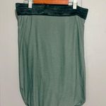 Alexander Wang T Black and Green Double Rushed Skirt Photo 0