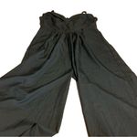 Pretty Little Thing BLACK RUCHED SWEETHEART BODICE WIDE LEG JUMPSUIT NWT (20) Photo 8