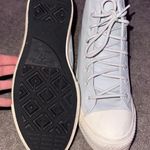 Converse LIMITED EDITION: Baby blue leather platform  “moon bathe” Photo 3