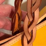 Dooney & Bourke  Mustard Yellow Bailey Tote Eva Tote with Tan Accents leather Photo 9