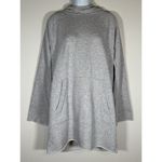 Athleta  Sweatshirt Cotton Blend Hoodie Grey Long Athleisure Workout Size Small Photo 1