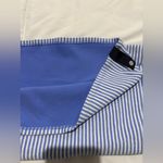 Lululemon  Athletica Blue and White Striped Pencil Skirt Photo 1