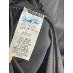 Vanity Fair Black Mini Slip Dress Lace Trim Lingerie Party Cocktail Clubwear 36 Photo 4