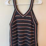 Madewell  Sleeveless Stockton Sweater Tank Top Striped Starry Blue Women's Medium Photo 2