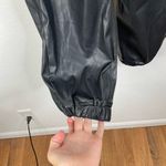 BLANK NYC  NWT Black Faux Leather Joggers Size Xsmall Photo 5