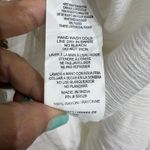 Becca  Swim White Ponza Smocked One Shoulder Dress Sz L NWT Photo 5