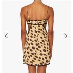 We Wore What NEW  V-neck Cutout Dress Leopard
Tan Photo 1