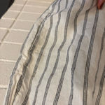 Everlane striped linen button up mini dress Photo 6