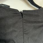 Club Monaco  Black Zip Back Puff Sleeve Top Photo 3