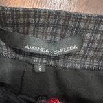 Amanda & Chelsea Womens Size 8 Plaid Straight Leg Career Pants Gray Black Photo 4