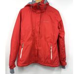 Columbia  Sportswear Womens Powderhouse II Jacket‎ Bright Pink w Grey Lining Sz L Photo 0