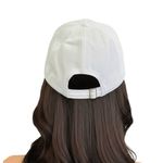 New American Flag Heart Embroidered Baseball Cap Patriotic Cute 4th of July White Photo 2