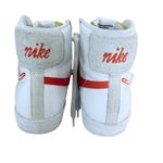 Nike  Blazer Mid 77 SE First Use White Orange 9 Retro Logo Anniversary Sneakers Photo 10