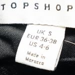 Topshop  | Velvet Open Back Mini Dress In Black Photo 9