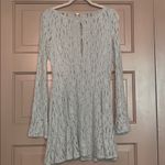 Free People Fit Flare Lace Dress Keyhole Sea Foam Photo 1